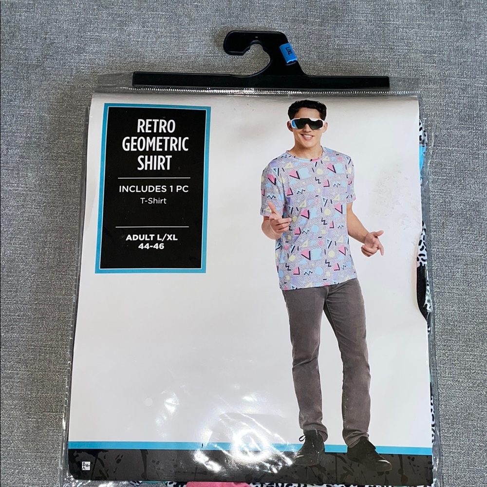 Retro Geometric Men's T-Shirt - Halloween Costume Shirt